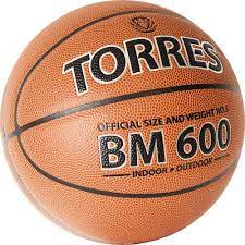 Мяч б/б TORRES BM600  р.5, ПУ, B32025 